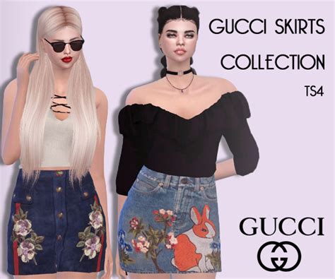 gucci a line skirt|gucci skirt sims 4.